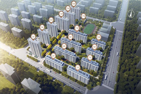 羊山新区九悦鸿城3室2厅2卫95万117m2精装修出售